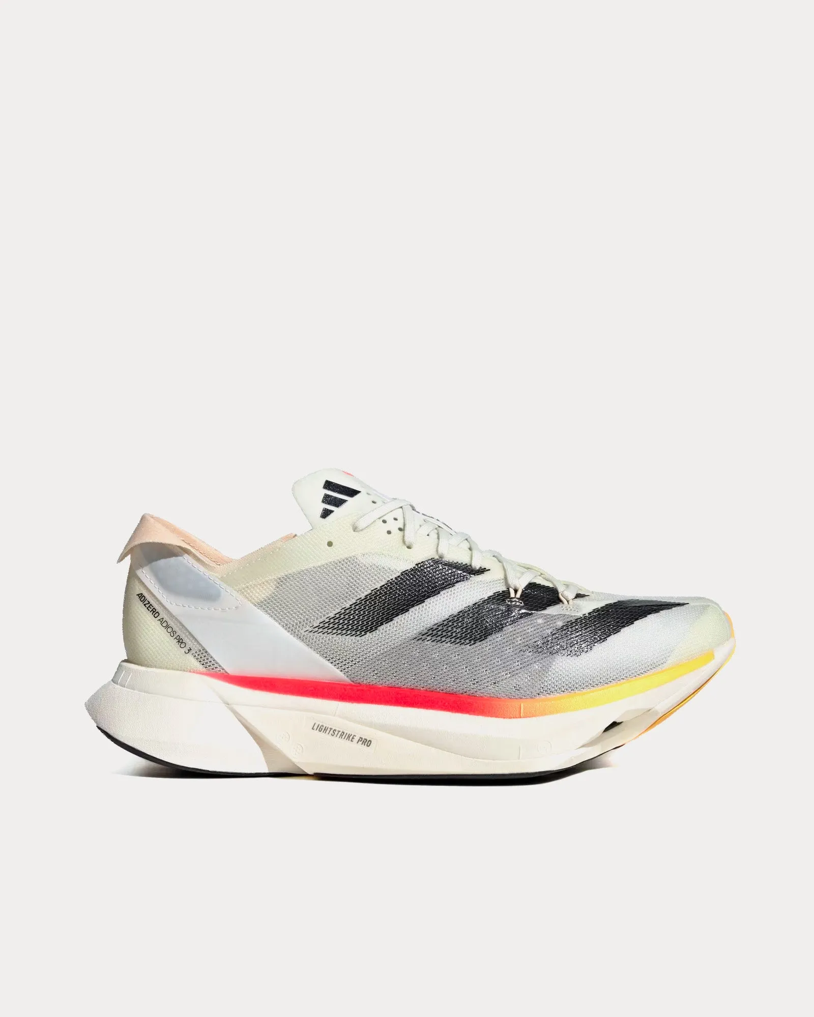 Adios Pro 3.0 M Ivory / Core Black / Crystal Sand Running Shoes
