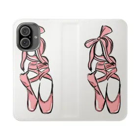 Ballet-Inspired Flip Cover Phone Case