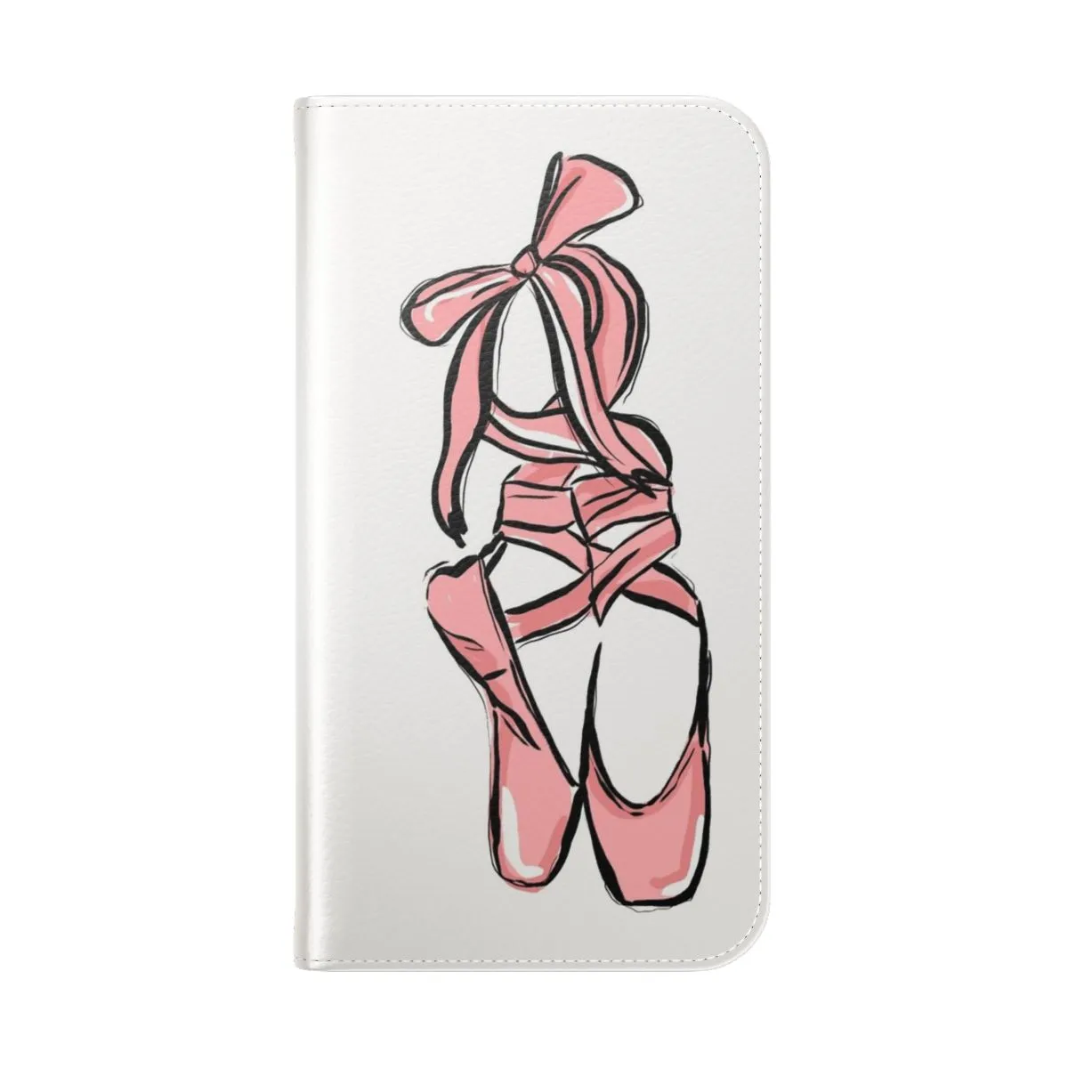 Ballet-Inspired Flip Cover Phone Case