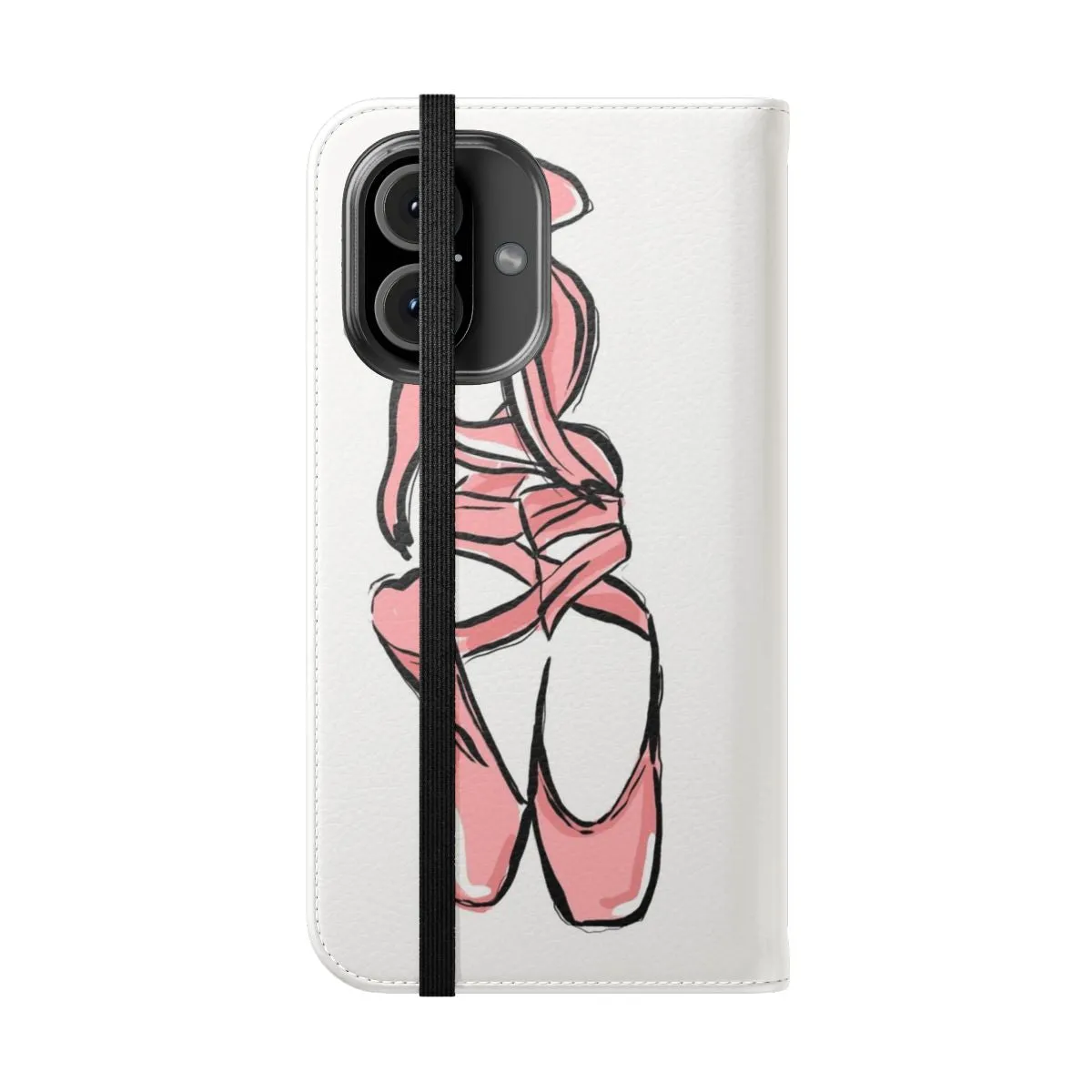 Ballet-Inspired Flip Cover Phone Case
