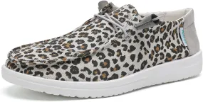 Betrue Lightweight Boat Shoes for Women, Womens Casual Loafers, Womens Slip On Deck Shoes, Breathable Canvas Sneakers for Women