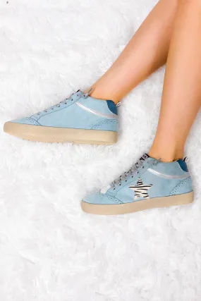 Blue Skies Star Patch Hightop Sneakers