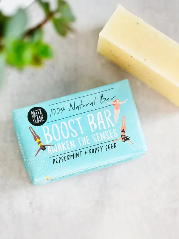 Boost Bar Soap: Peppermint & Poppy Seed