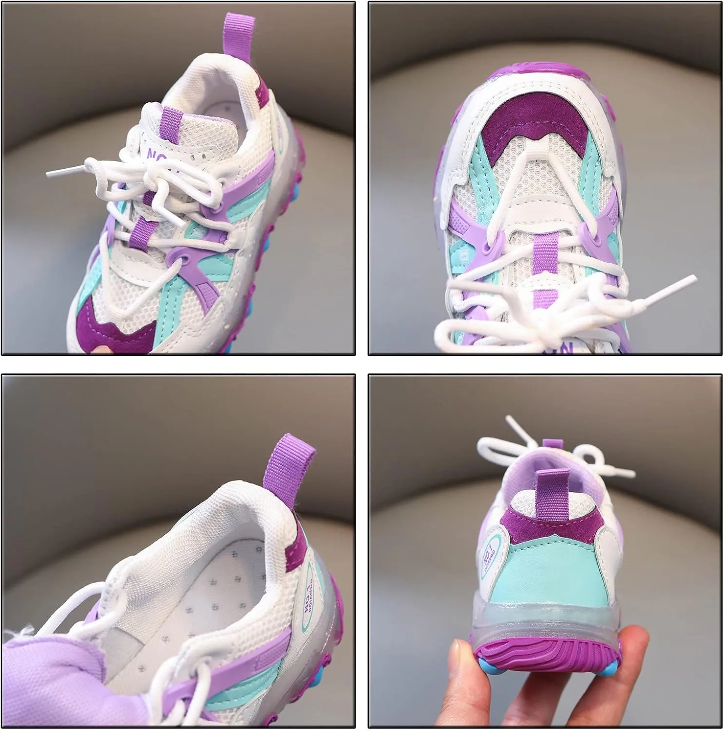 Boys Girls LED Light Up Sneakers Running Sport Shoes Lightweight Breathable Shoes for Toddler/Little Kid/Big Kid