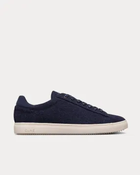 Bradley Textile Navy Low Top Sneakers