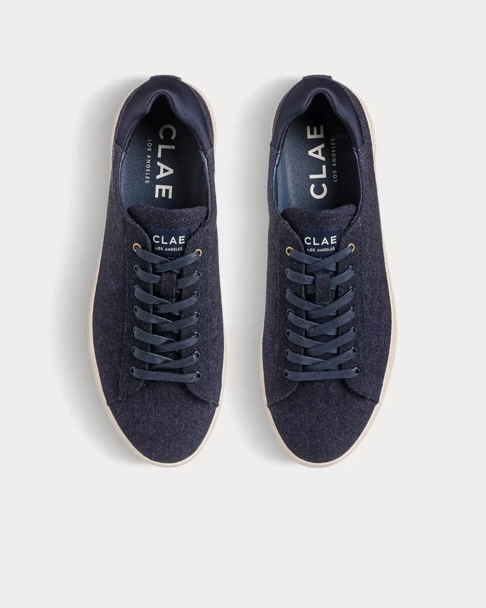 Bradley Textile Navy Low Top Sneakers