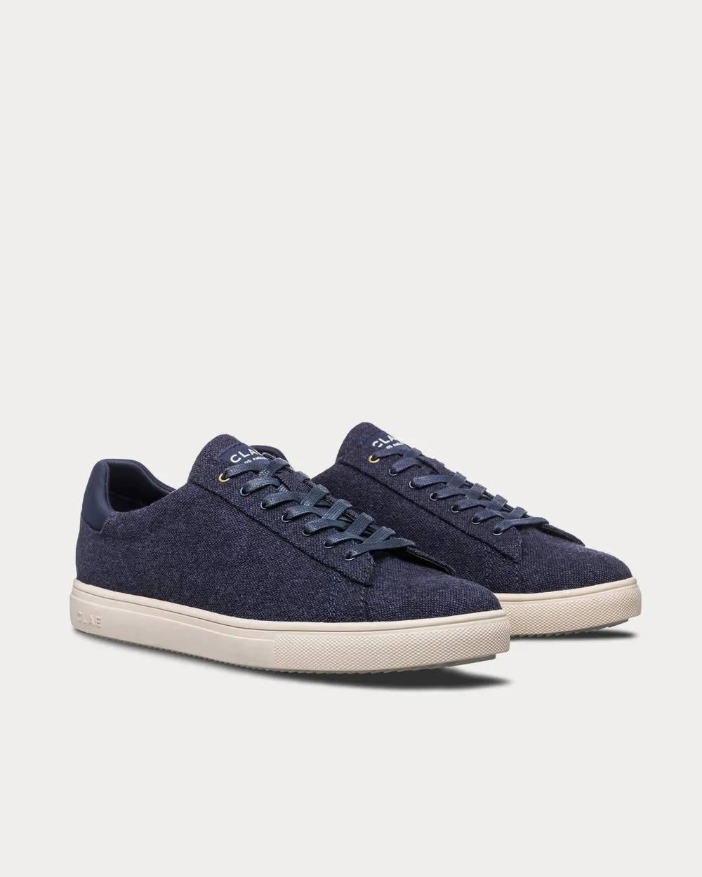 Bradley Textile Navy Low Top Sneakers