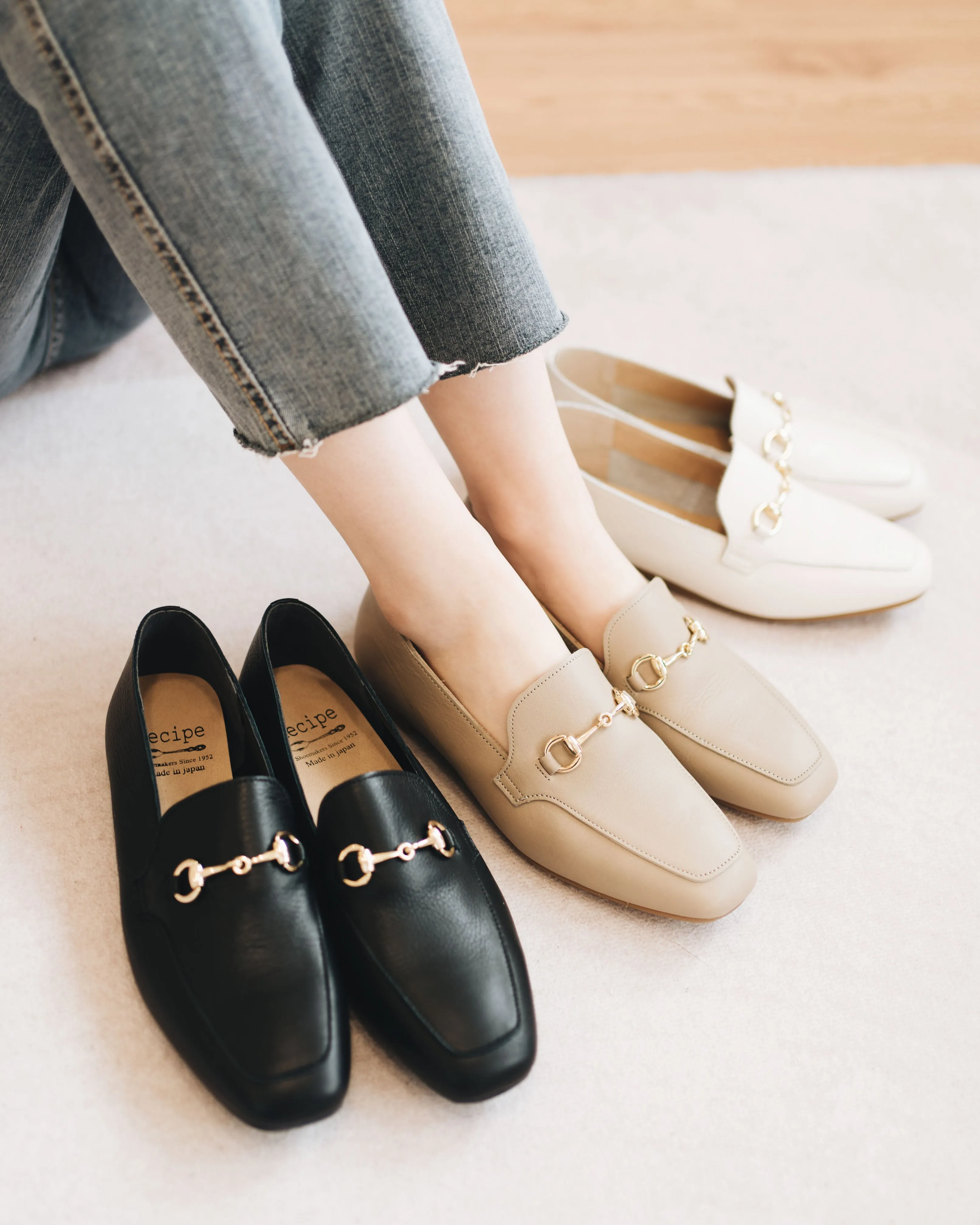 Celina Loafers - Cement Beige