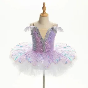 Children Ballet Skirt Girl Pop Sequin Dress Ballet Tutu Performance Clothes