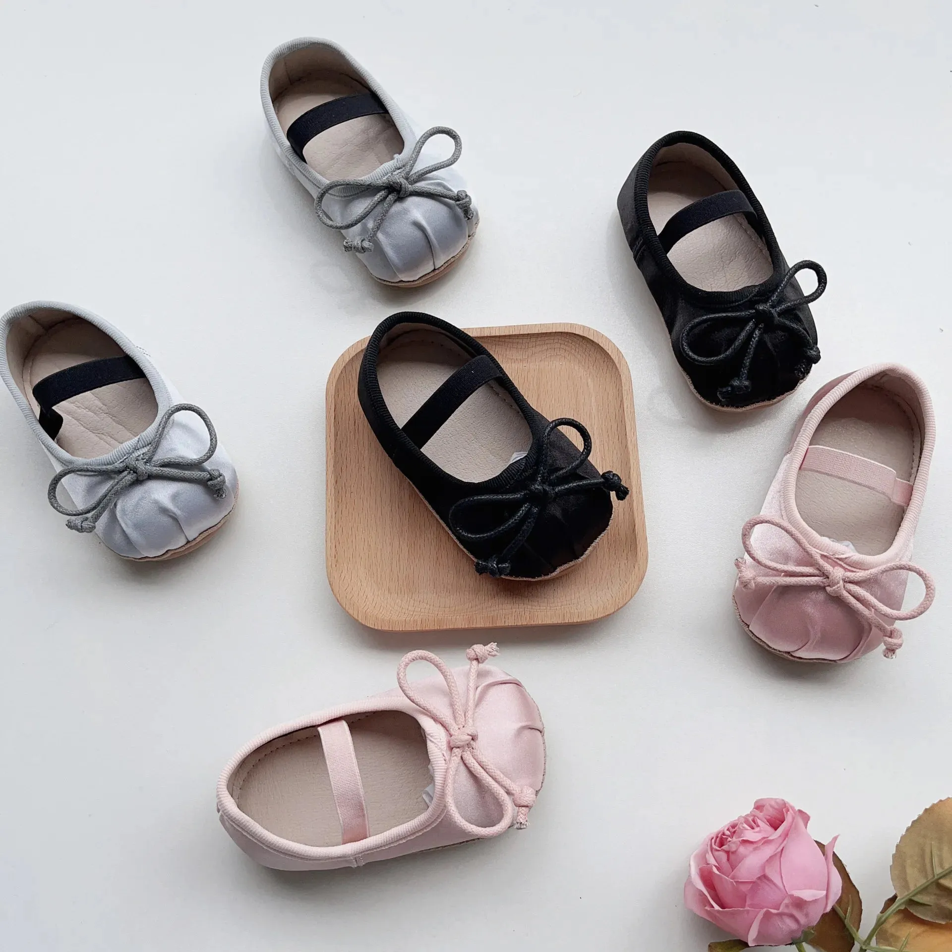Chloe Velvet Ballet Baby Flats