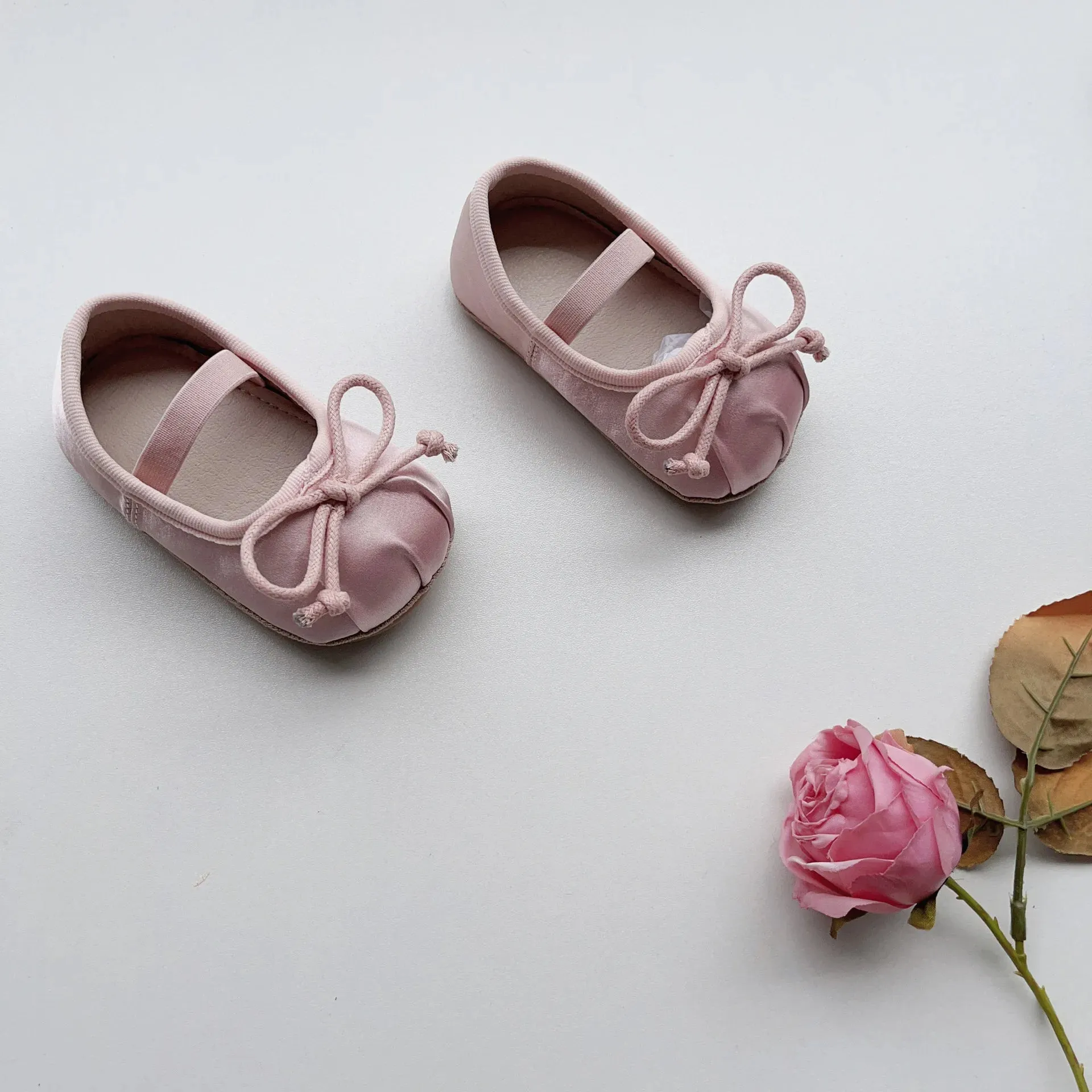 Chloe Velvet Ballet Baby Flats