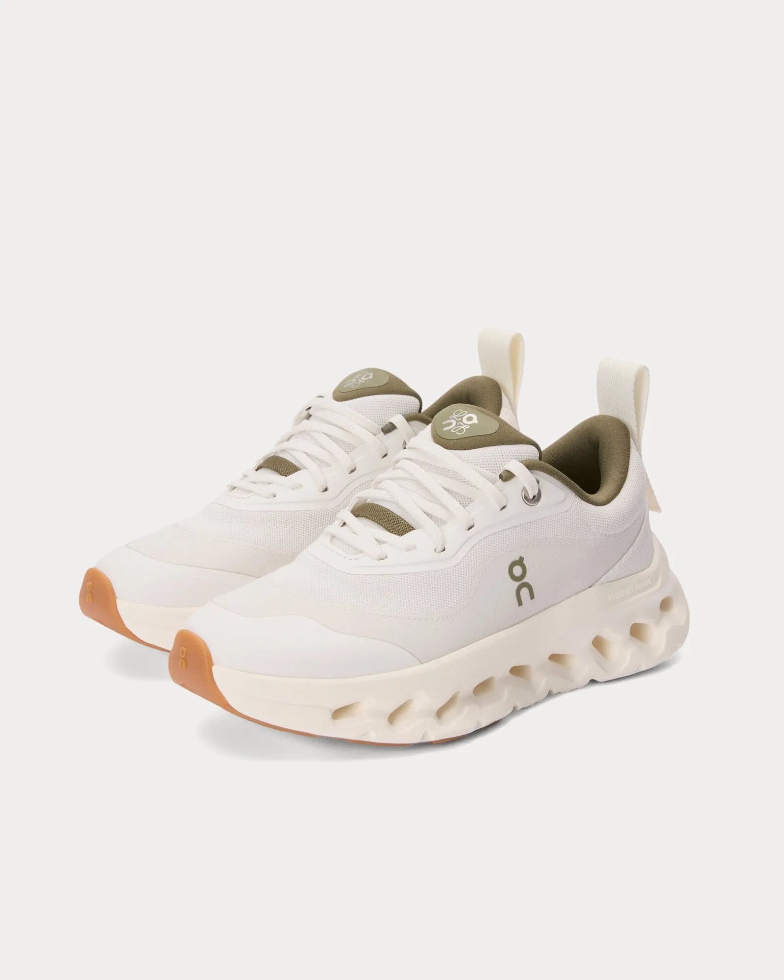 Cloudtilt 2.0 White / Khaki Green Running Shoes