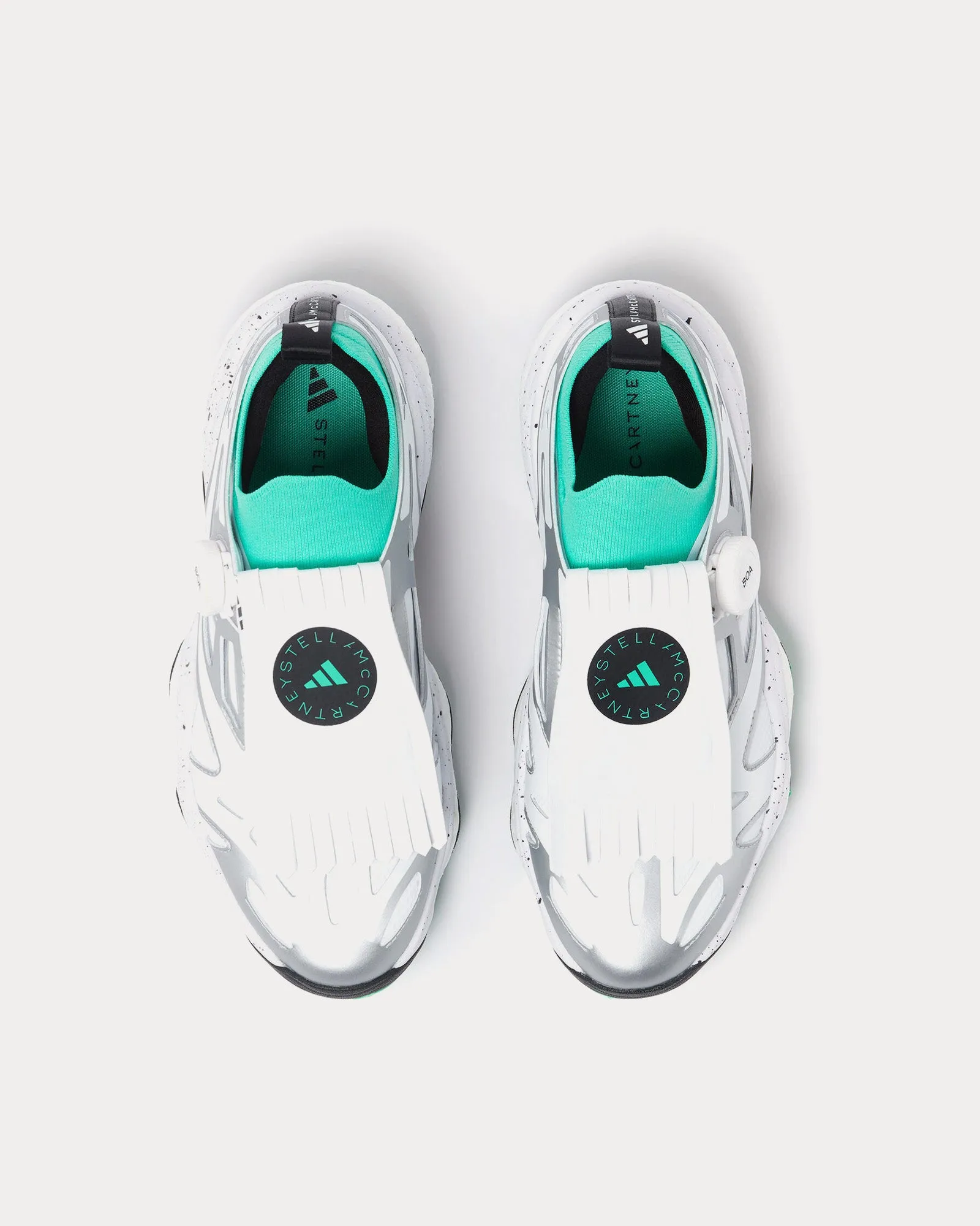 Codechaos White / Bright Green / Silver Golf Shoes
