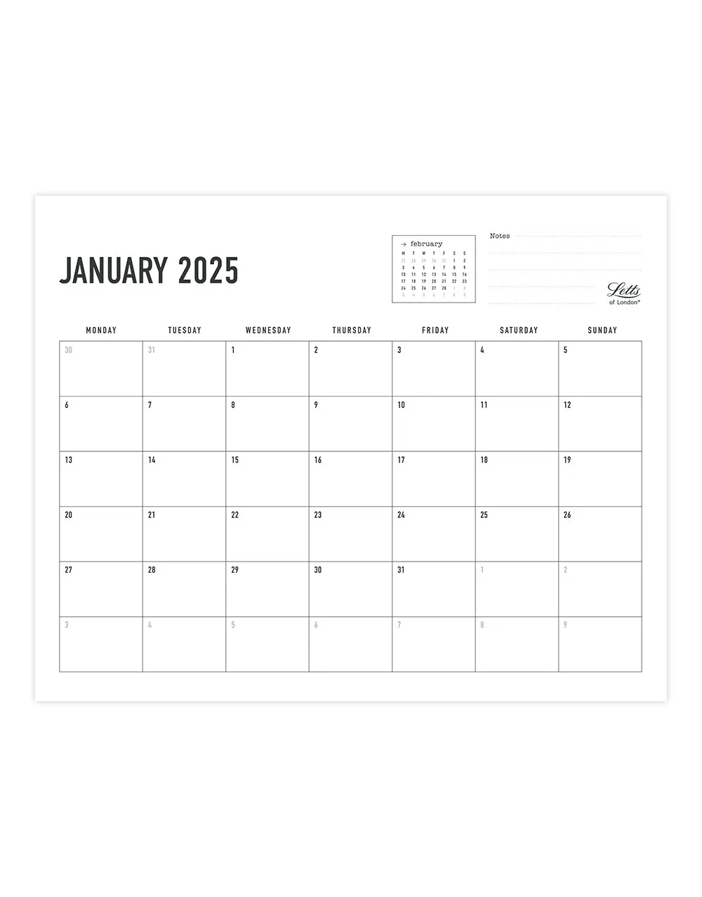 Conscious 2025 Wall Calendar Ocean