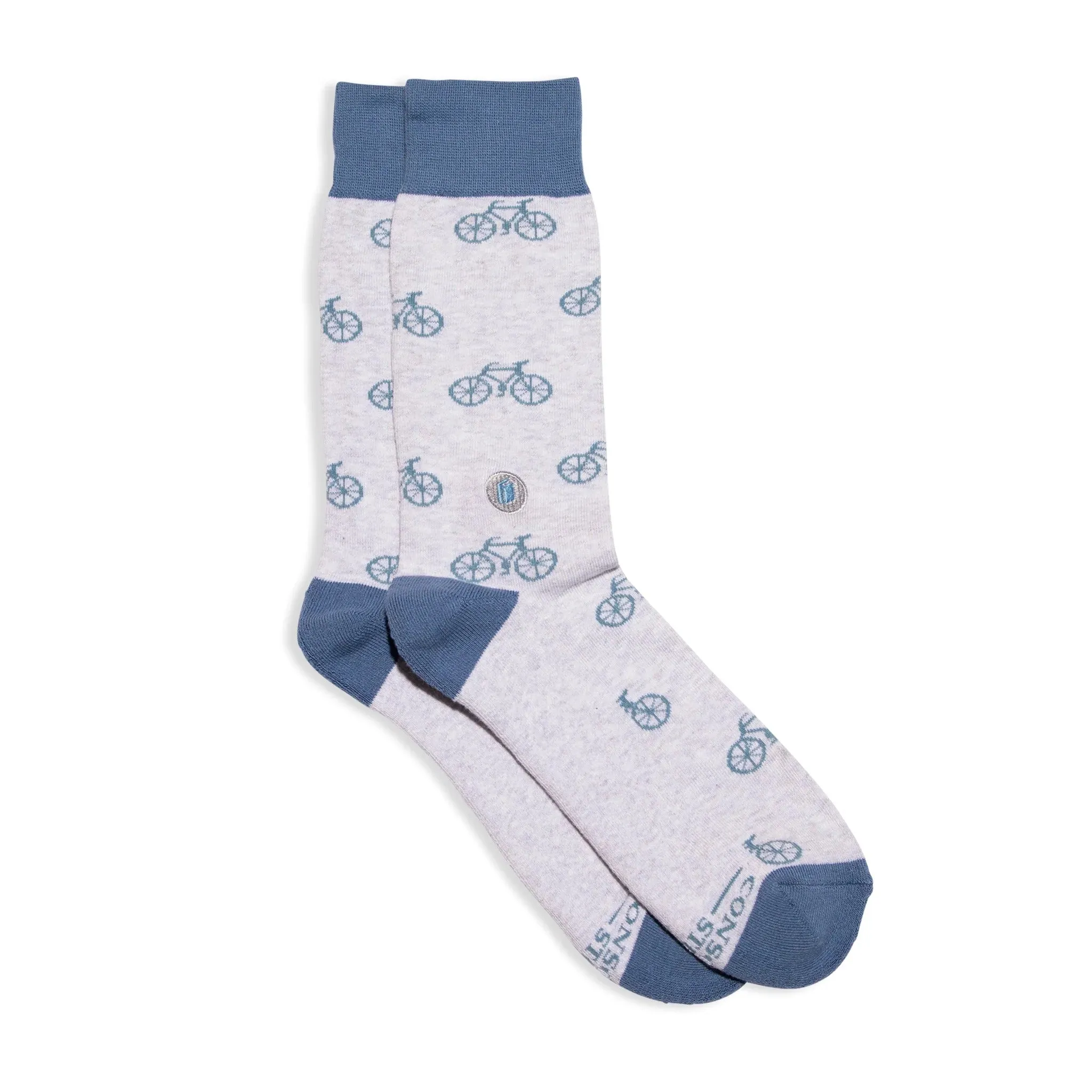 Conscious Step Socks that Give Books - Bike