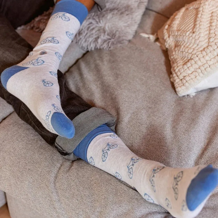 Conscious Step Socks that Give Books - Bike