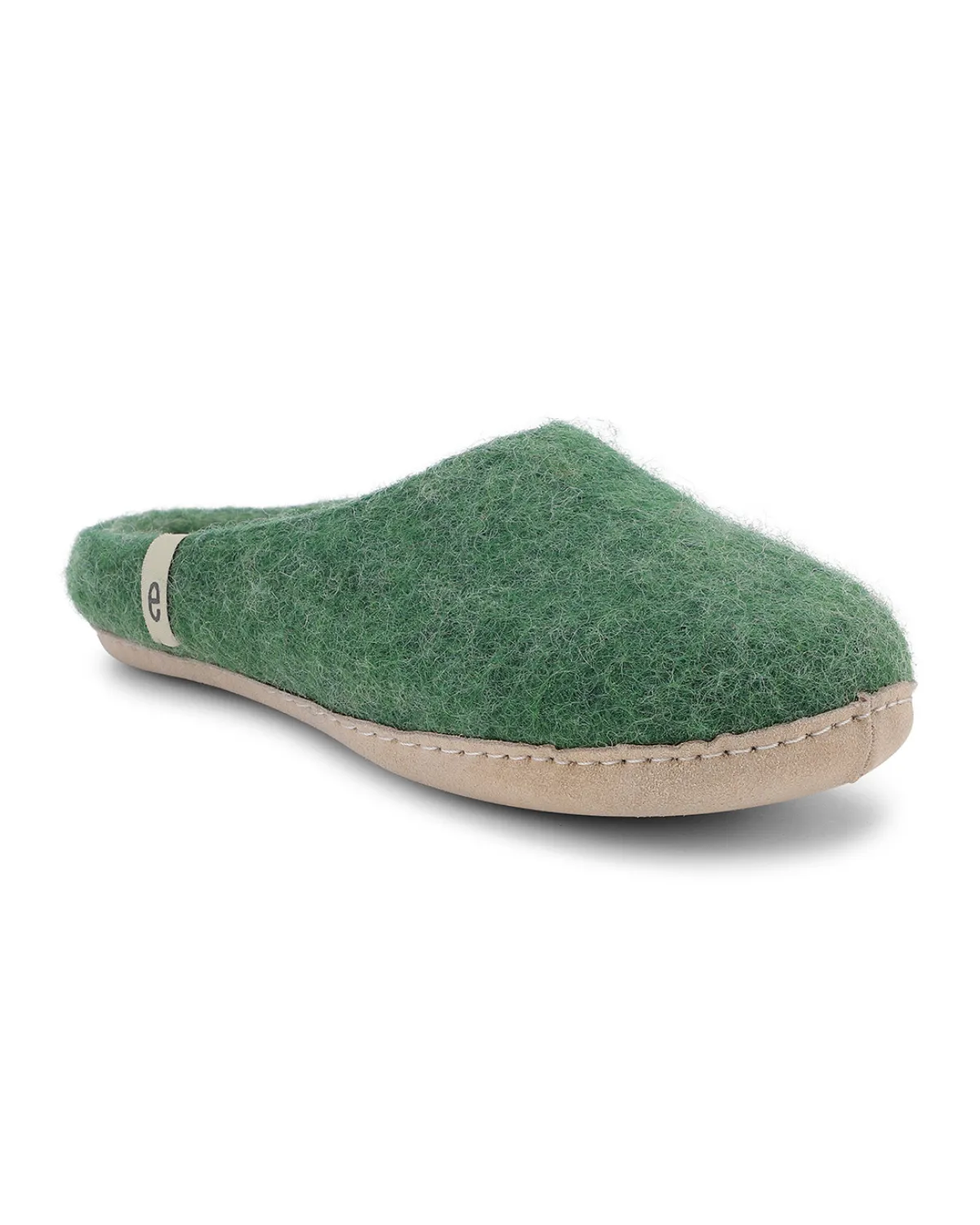 Egos Wool Slipper | Green