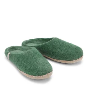 Egos Wool Slipper | Green