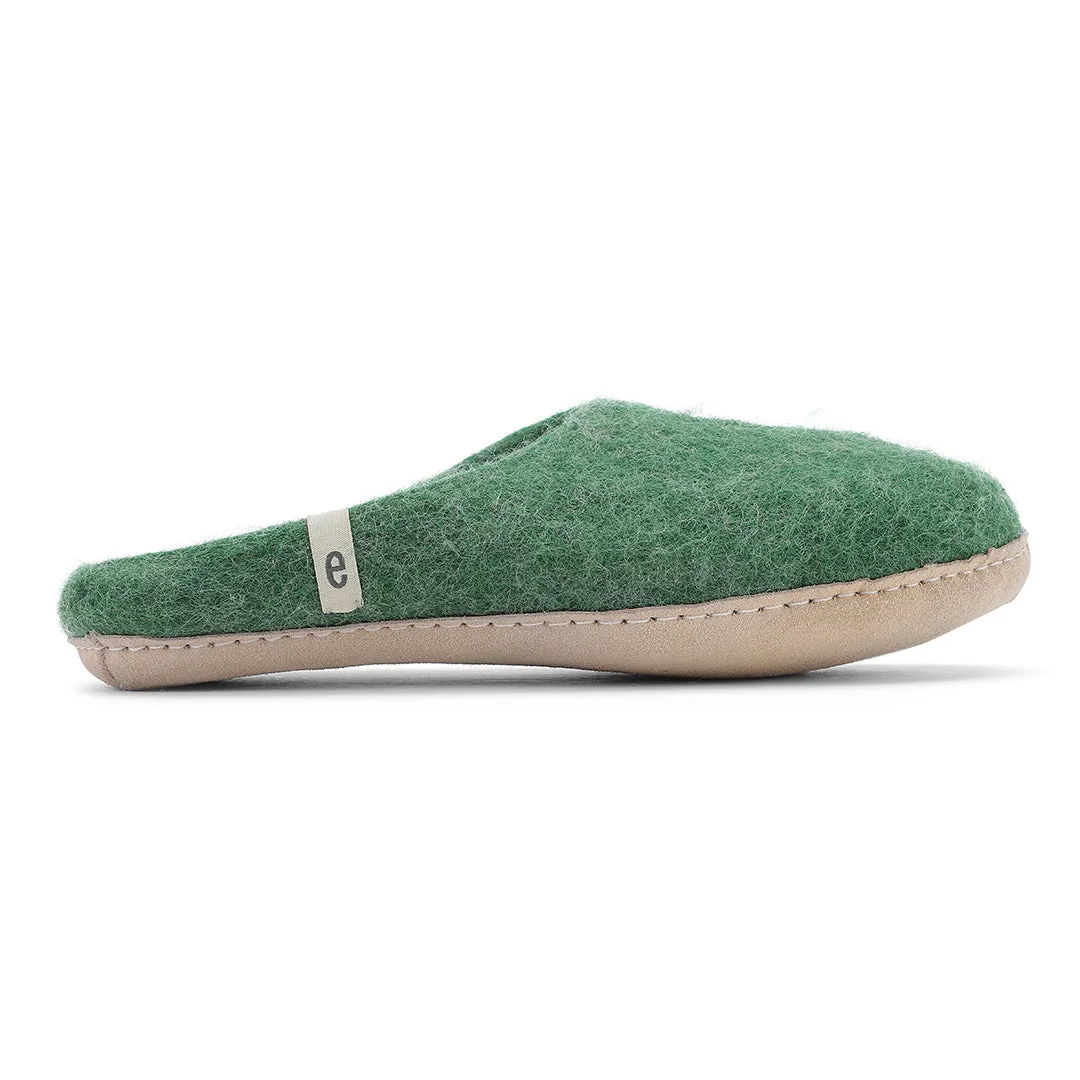 Egos Wool Slipper | Green