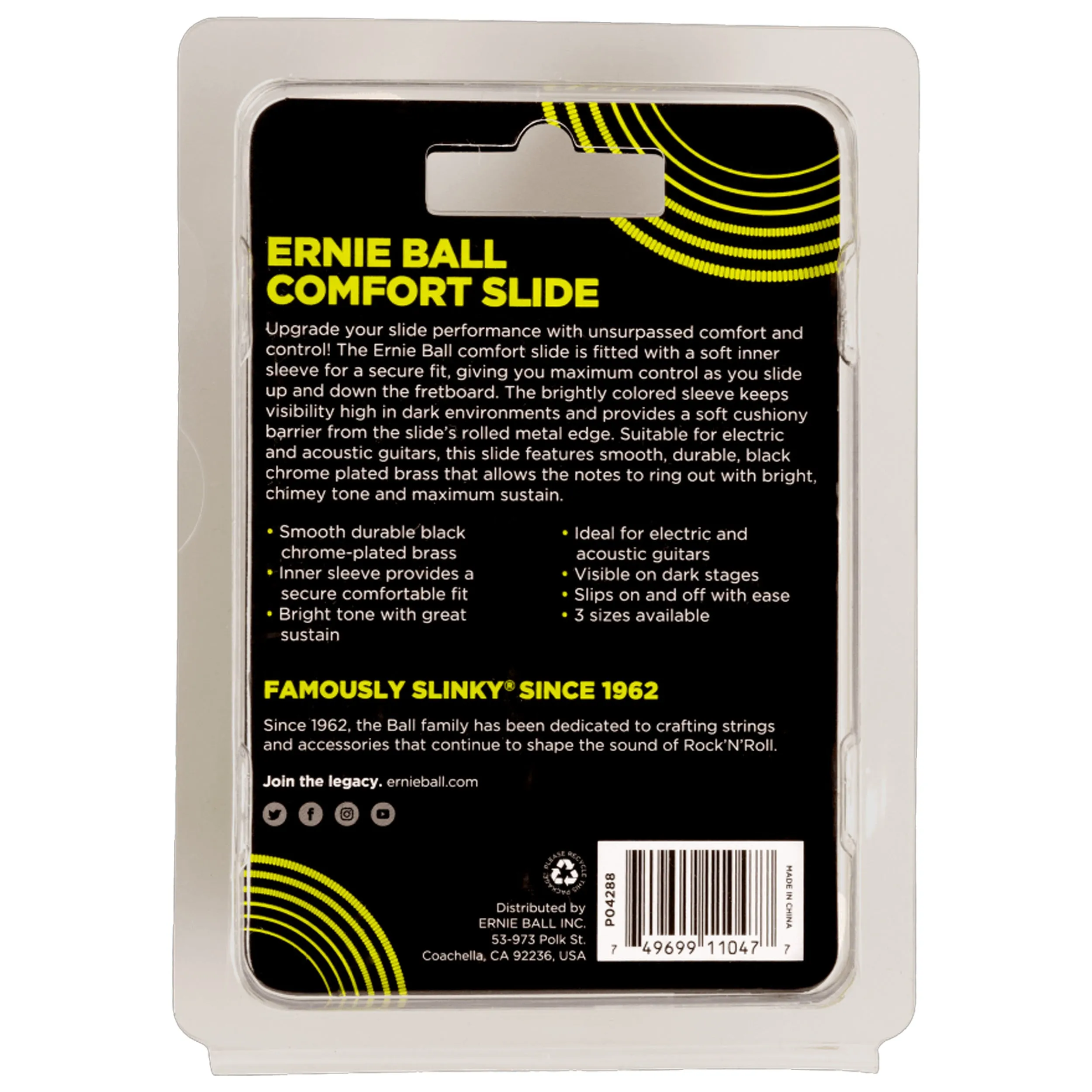 Ernie Ball Comfort Guitar Slide - Medium