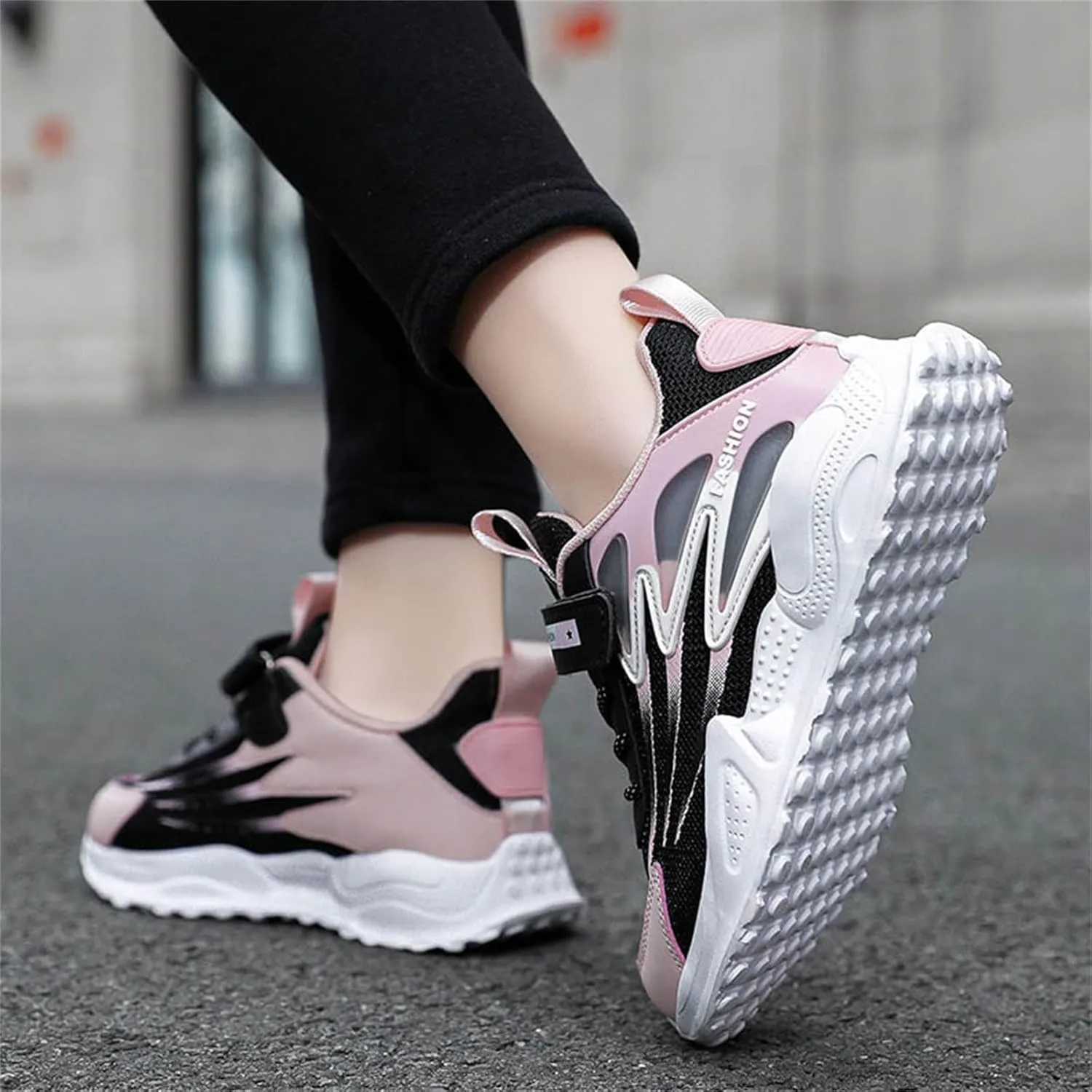 Fashion All Seasons Children Sports Shoes Girls Boys Flat Sole Thick Sole Non Slip Comfortable Musical High Top Shoes