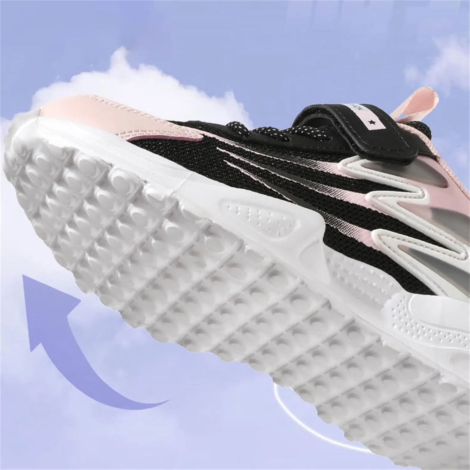 Fashion All Seasons Children Sports Shoes Girls Boys Flat Sole Thick Sole Non Slip Comfortable Musical High Top Shoes
