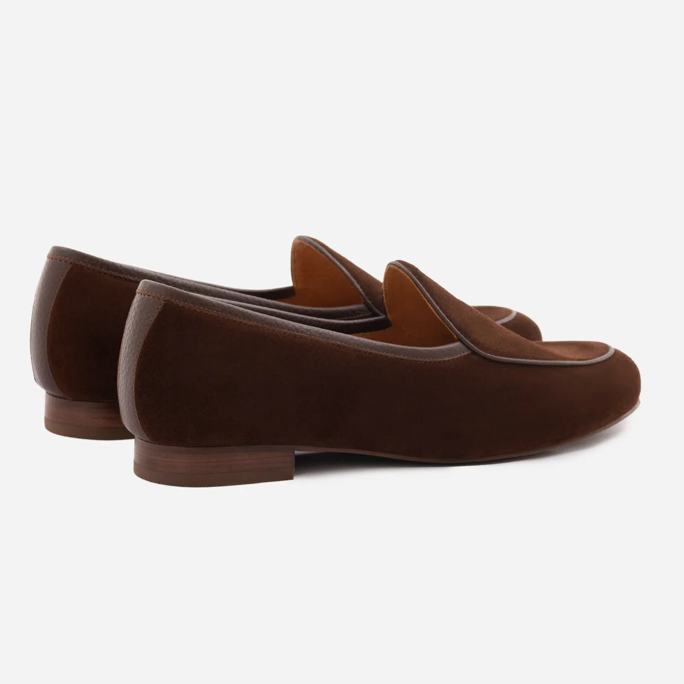 Greta Belgian Loafer - Suede - Women's