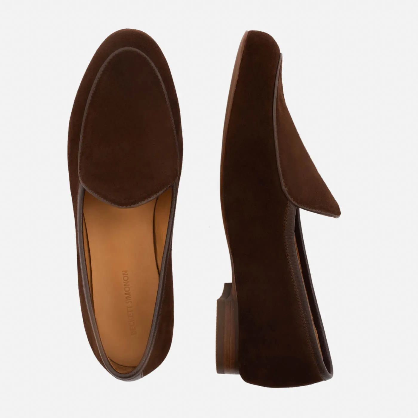 Greta Belgian Loafer - Suede - Women's