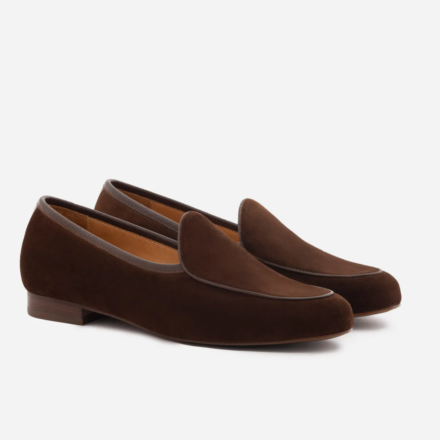 Greta Belgian Loafer - Suede - Women's