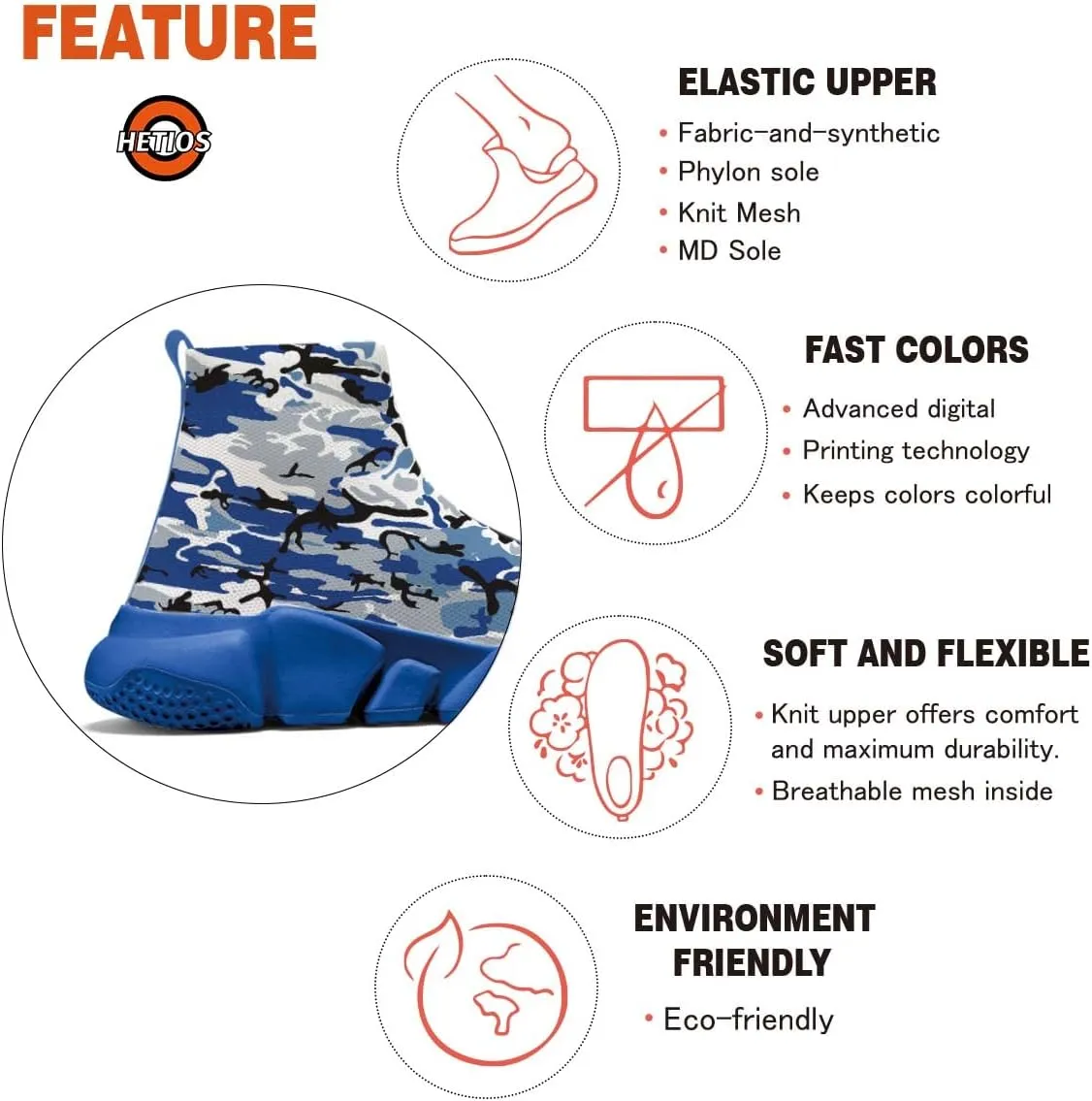 Hetios Womens Fashion Tennis Sneakers White Socks Shoes Graffiti Painted Casual Walking Shoes