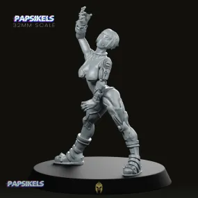 Jeza Zaragosa CyberPunk Miniature