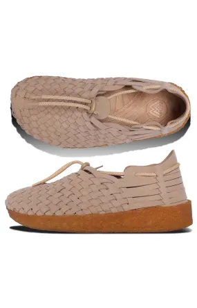 Latigo Suede Vegan Leather Shoes   Beige