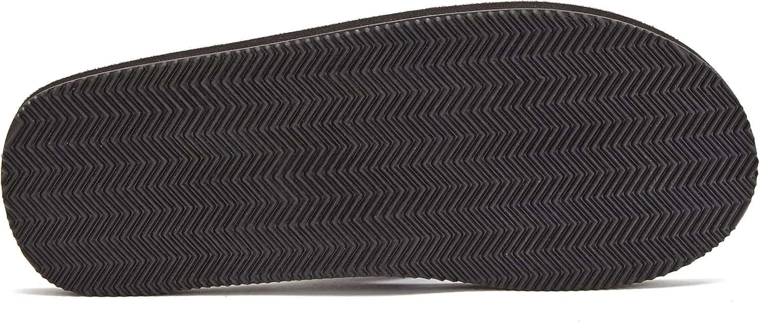 LONDON FOG Trevon Men’s Thong Sandals, Athletic Flip Flops for Men Size 7 to 13 - Black, Grey or Brown