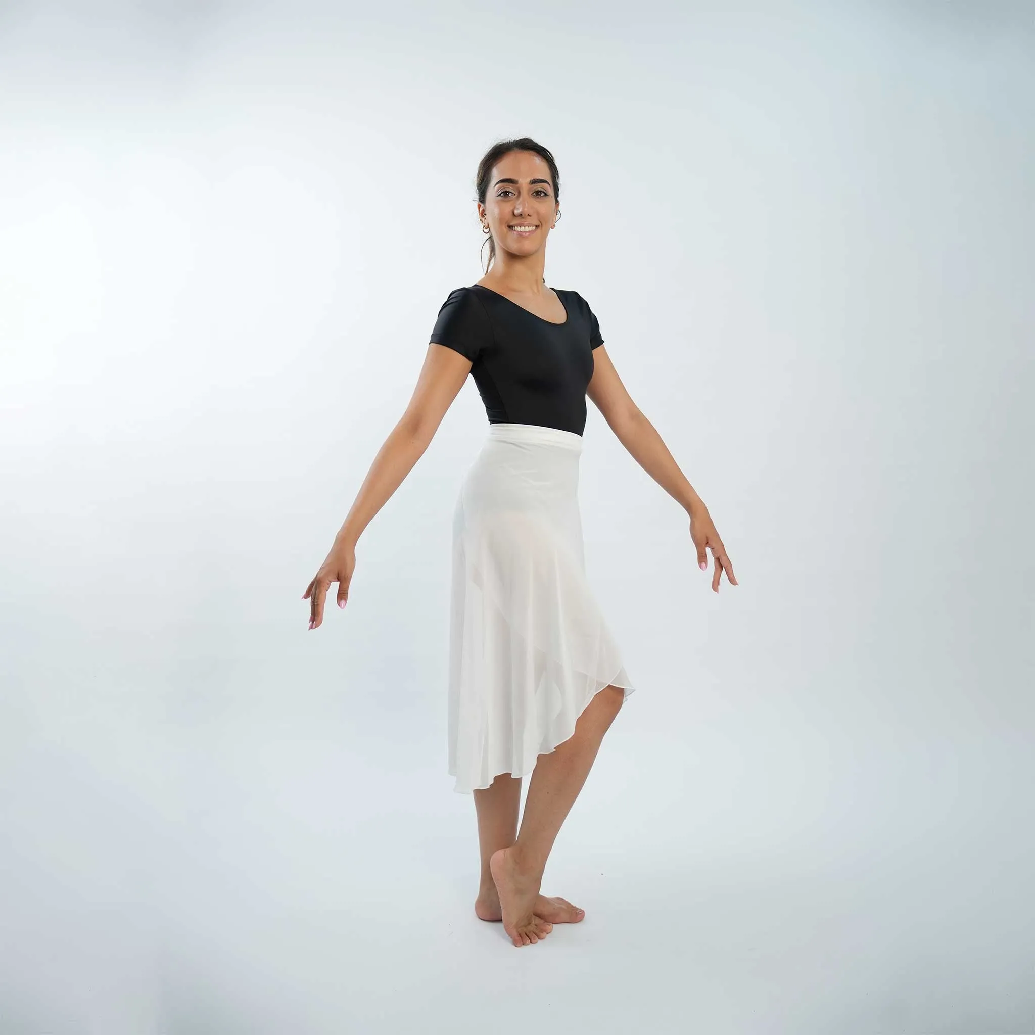 LONG WRAP CHIFFON DANCE SKIRT