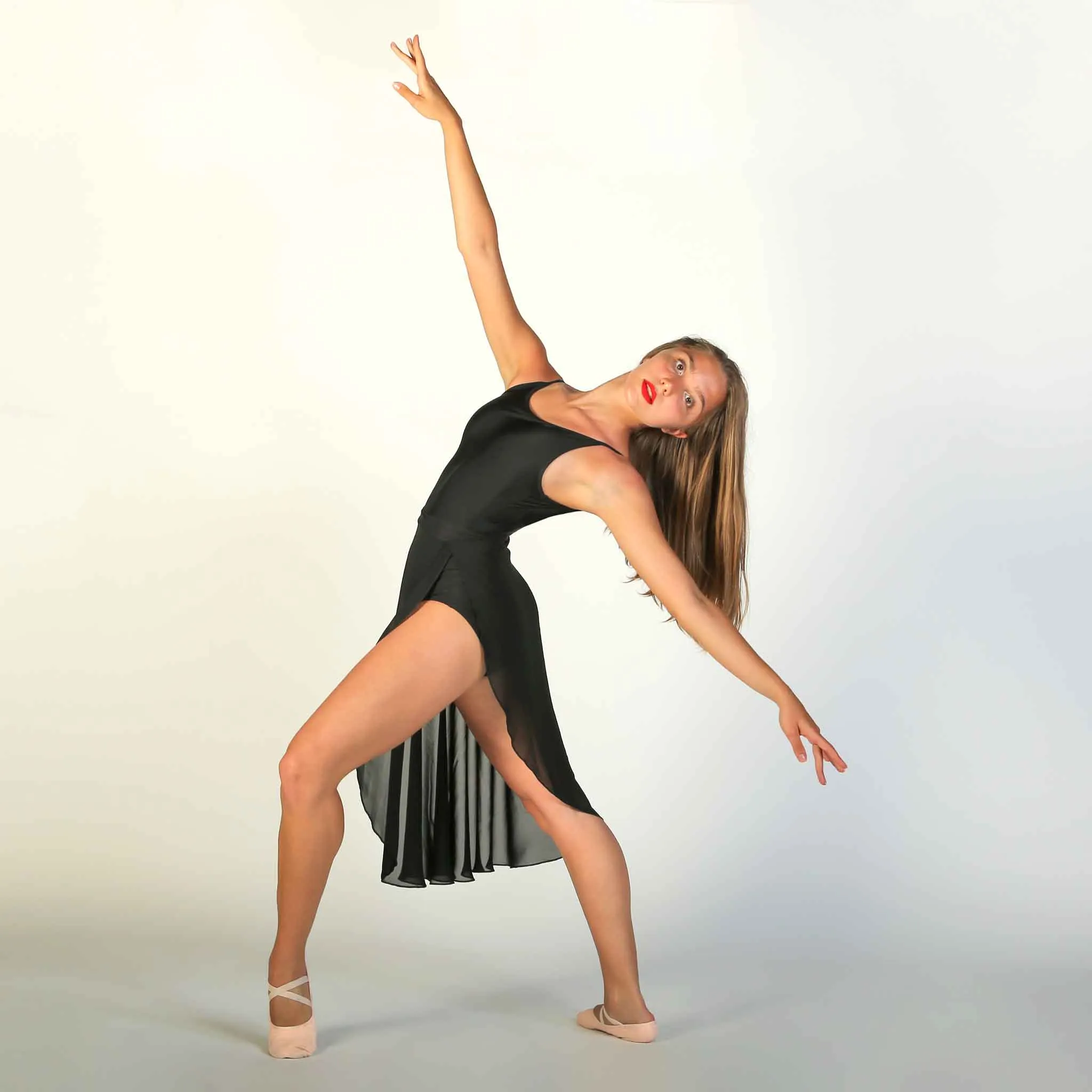 LONG WRAP CHIFFON DANCE SKIRT