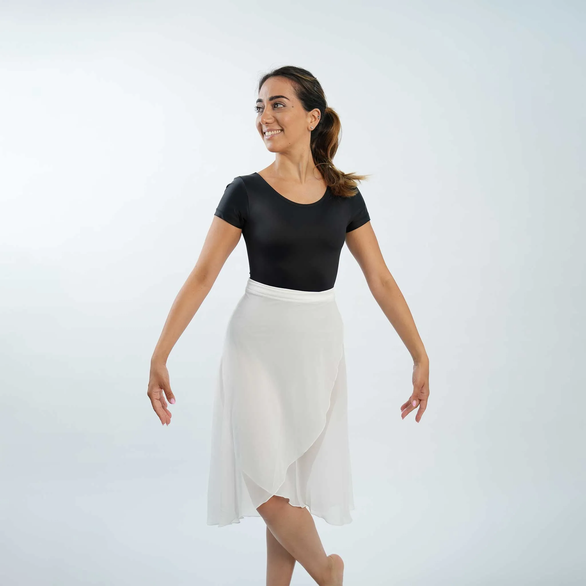 LONG WRAP CHIFFON DANCE SKIRT