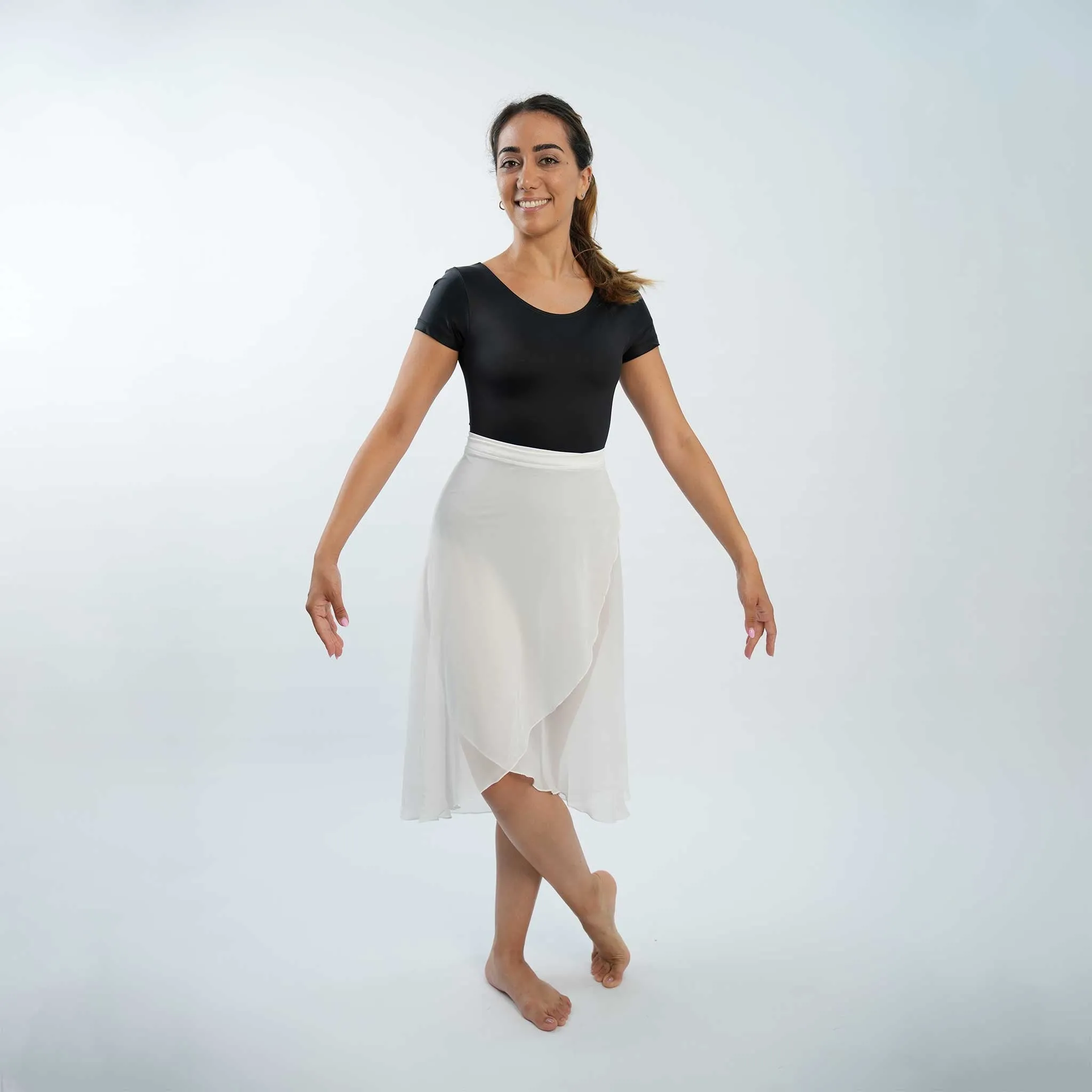 LONG WRAP CHIFFON DANCE SKIRT