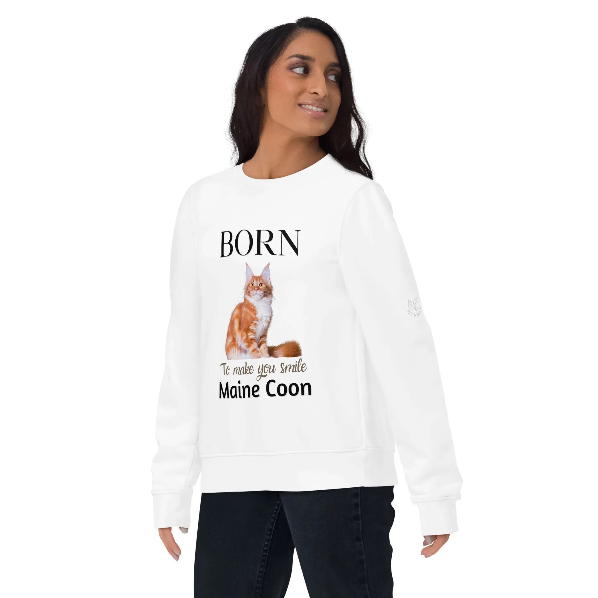 Maine Coon cats, Unisex sustainable sweatshirt