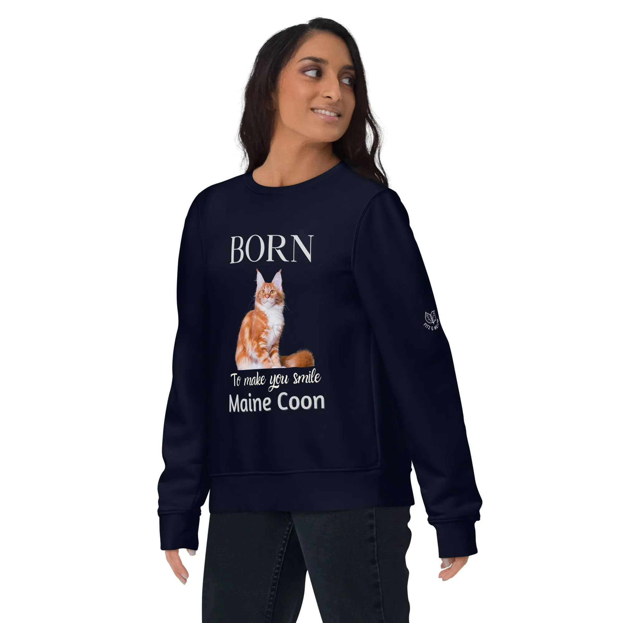 Maine Coon cats, Unisex sustainable sweatshirt