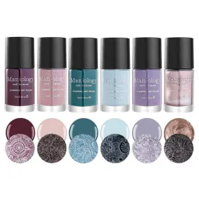 Maniology Stamping Polish | Snowflake Waltz 6 piece collection