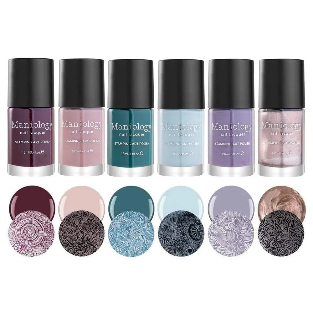 Maniology Stamping Polish | Snowflake Waltz 6 piece collection