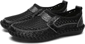 Men's Breathable Casual Mesh Loafers Slip On Walking Shoes Drving Moccasin Loafers for Men