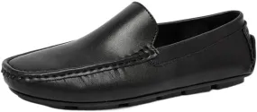 Men's Casual Loafers Flat Heel Slip Resistant Breathable Comfortable Driving Style Business Outdoors Wedding