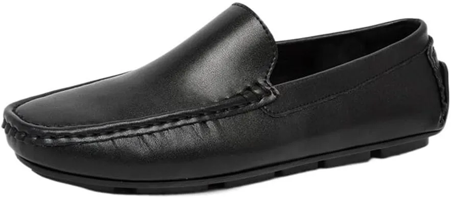 Men's Casual Loafers Flat Heel Slip Resistant Breathable Comfortable Driving Style Business Outdoors Wedding