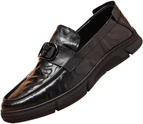 Men's Casual Walking Shoes Office Flats Business Loafers England Flats Breathable Sport Outdoor Footwear