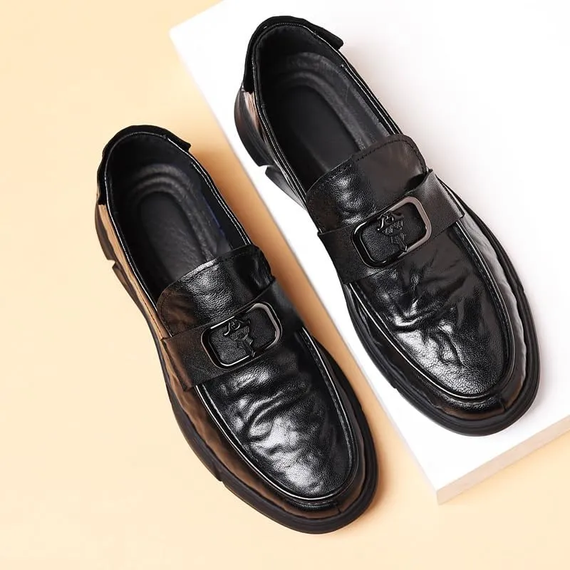 Men's Casual Walking Shoes Office Flats Business Loafers England Flats Breathable Sport Outdoor Footwear