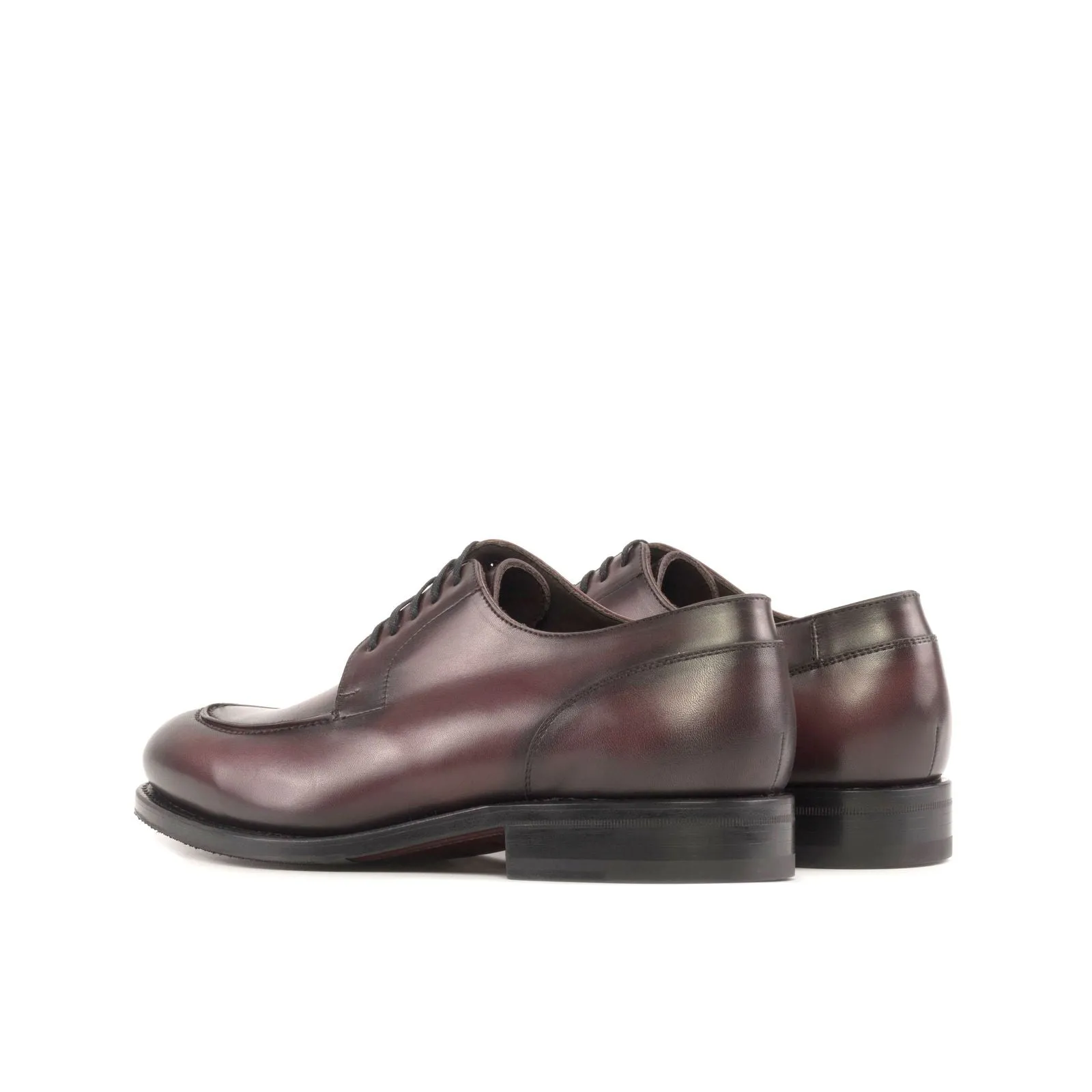 Men's Derby Split Toe Leather Shoes Goodyear Welt Wide Plus Size 5347