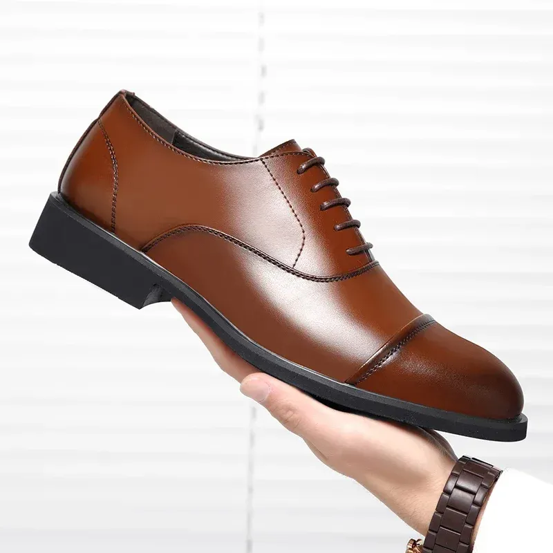 Men's Elegant Vegan Leather Shoes with Premium Finish | Eco-Friendly All-Season Wear