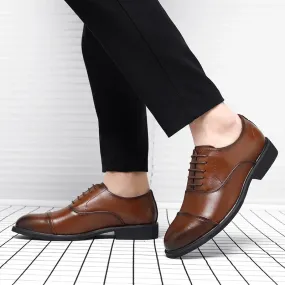 Men's Elegant Vegan Leather Shoes with Premium Finish | Eco-Friendly All-Season Wear