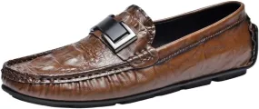 Men's Loafers Slip-On Shoes with Non-Slip Sole Breathable Comfortable Casual Moccasin Loafers